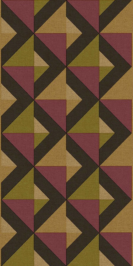 Geometrická tapetová bordura na zeď - Tapety Yara