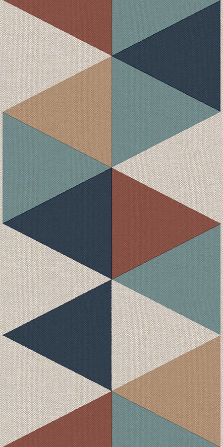 Geometrická tapetová bordura na zeď