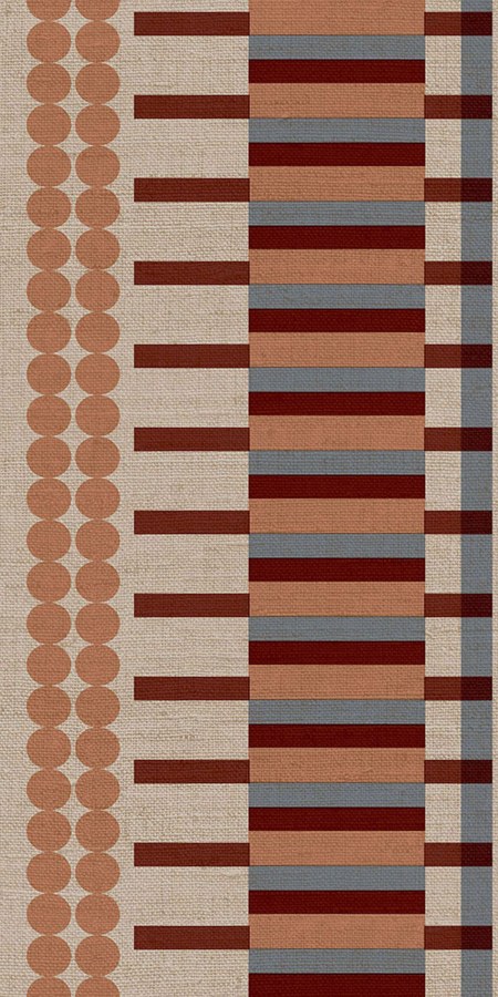 Geometrická tapetová bordura na zeď Geometrická tapetová bordura na zeď