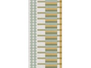 Geometrická tapetová bordura na zeď