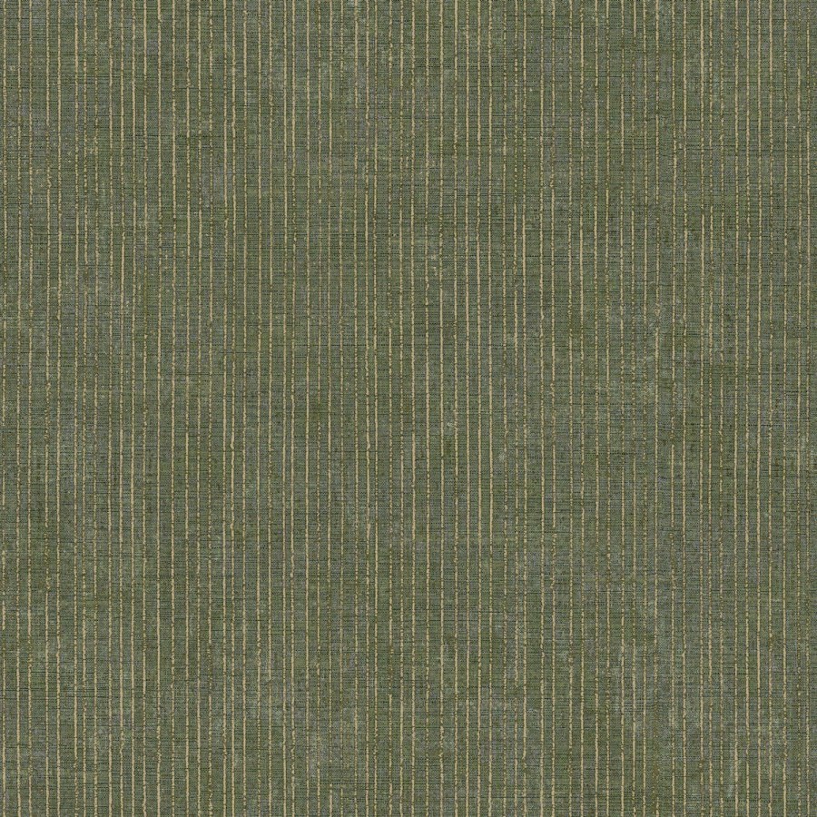 Zelená proužková tapeta na zeď - Tapety Yara