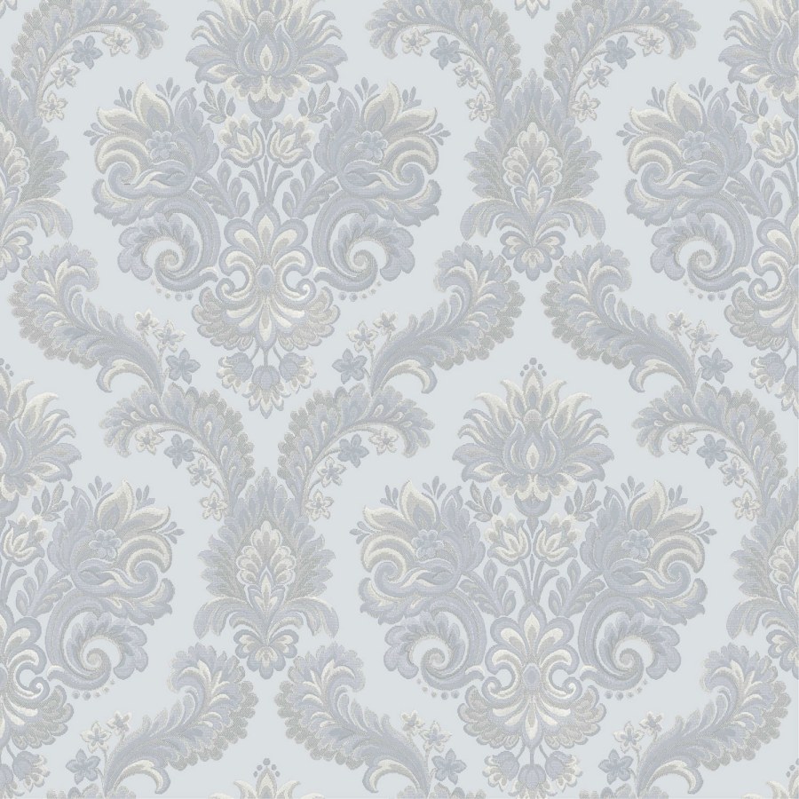 Šedo-modrá tapeta na zeď - Tapety Yara