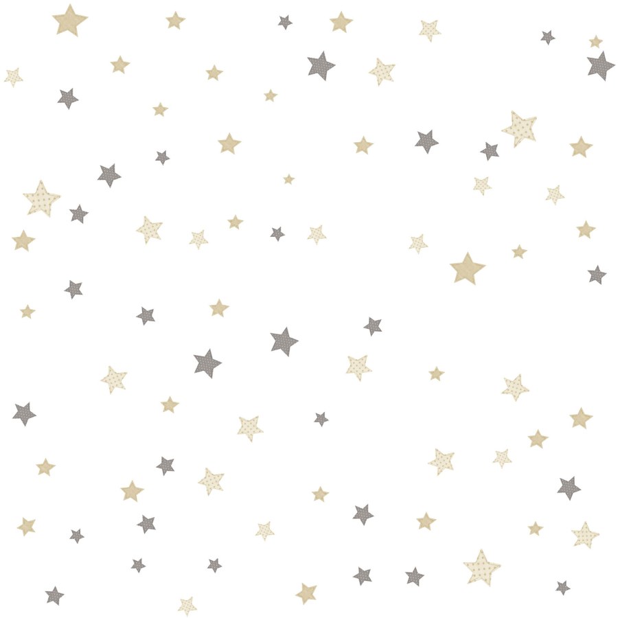 Tapeta s šedými a béžovými hvězdičkami - Tapety Yara