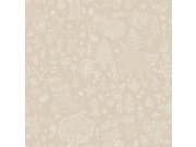 Béžová tapeta na zeď