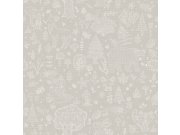 Tapety Yara - Šedá tapeta na zeď Šedá tapeta na zeď