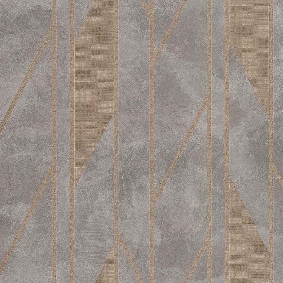 Geometrická tapeta s vinylovým povrchem - Tapety Yara