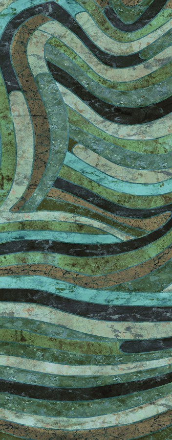 Geometrická obrazová tapeta na zeď - Tapety Yara