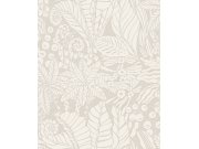 Krémová tapeta na zeď