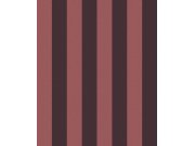 Černo-růžová tapeta s pruhy