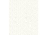 Bílo-zlatá geometrická tapeta na zeď