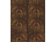 Tapety Yara - Hnědo-zlatá tapeta Art Deco Hnědo-zlatá tapeta Art Deco