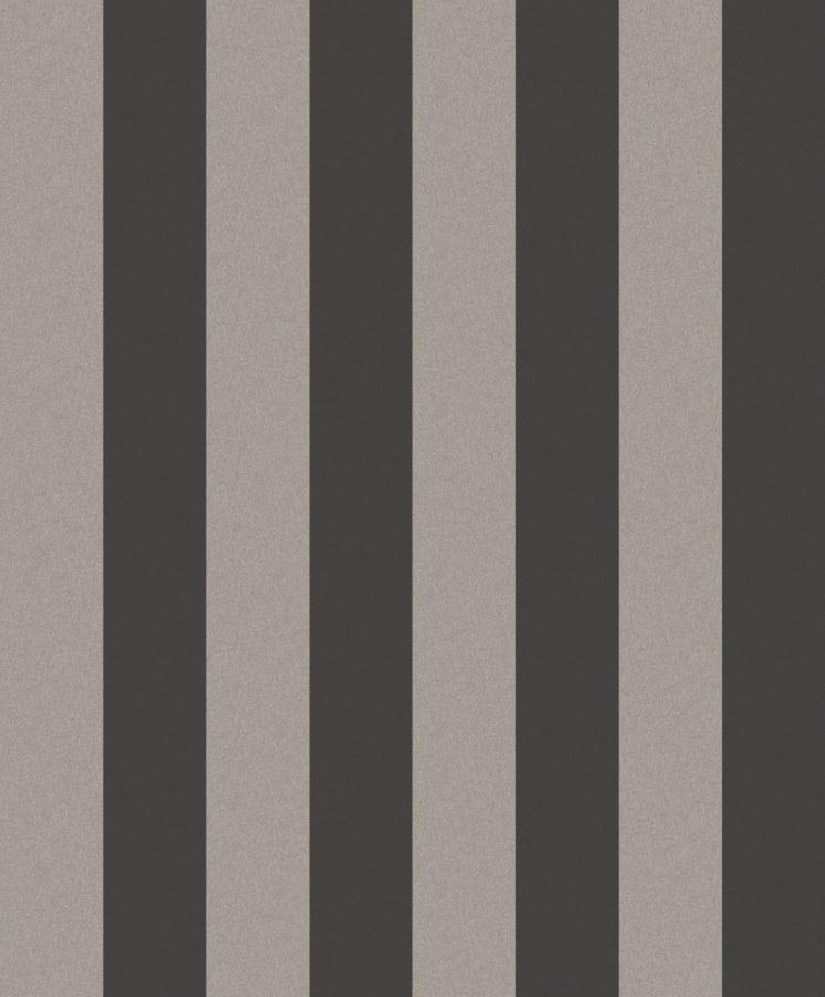 Černo-stříbrná tapeta s pruhy - Tapety Yara