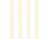 Bílo-zlatá tapeta s pruhy