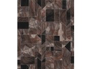 Mramorovaná geometrická tapeta na zeď