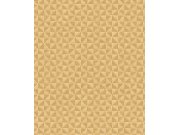 Hnědá geometrická tapeta na zeď