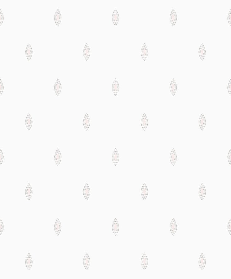 Bílo-růžová tapeta na zeď - Tapety Yara