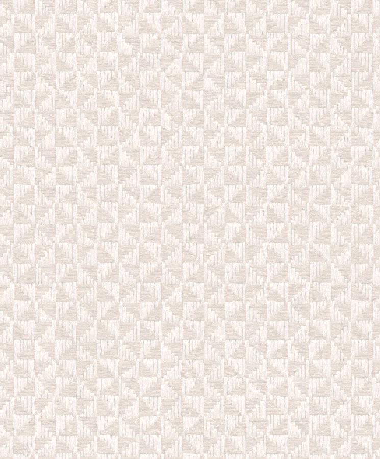 Béžová geometrická tapeta na zeď - Tapety Yara