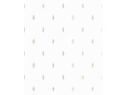 Bílo-zlatá tapeta na zeď