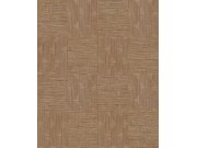 Tapety Yara - Hnědo-zlatá geometrická tapeta na zeď Hnědo-zlatá geometrická tapeta na zeď