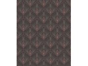 Černo-růžová tapeta na zeď