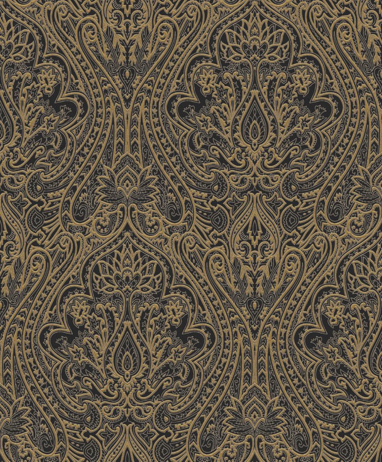 Černo-bronzová tapeta na zeď - Tapety Yara