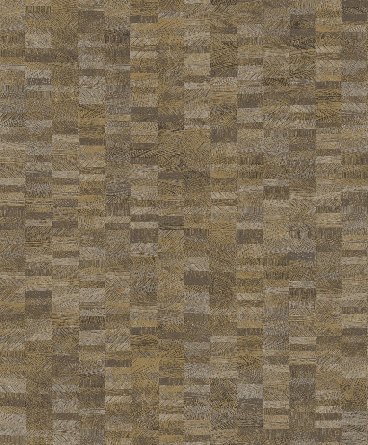 Tapety Yara - Hnědo-šedá geometrická tapeta na zeď Hnědo-šedá geometrická tapeta na zeď - Tapety Yara