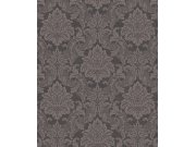 Černá tapeta se zámeckým vzorem