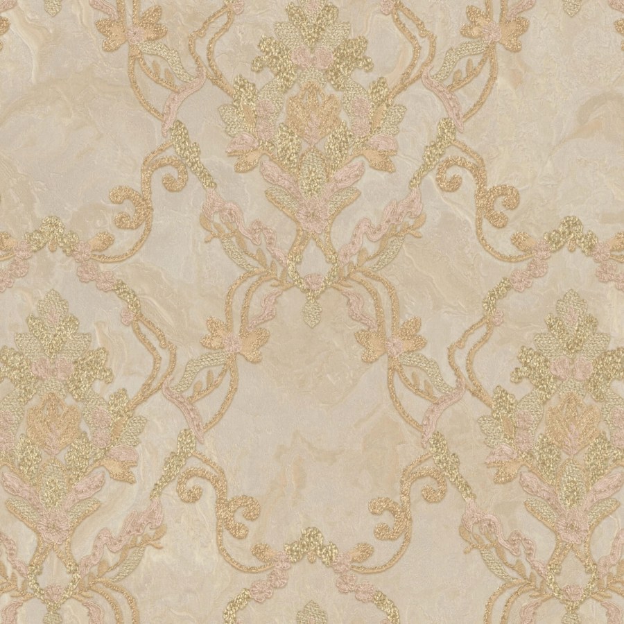 Zlato-béžová tapeta na zeď - Tapety Yara