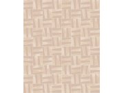 Tapety Yara - Růžová geometrická tapeta na zeď Růžová geometrická tapeta na zeď