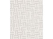 Tapety Yara - Šedá geometrická tapeta na zeď Šedá geometrická tapeta na zeď