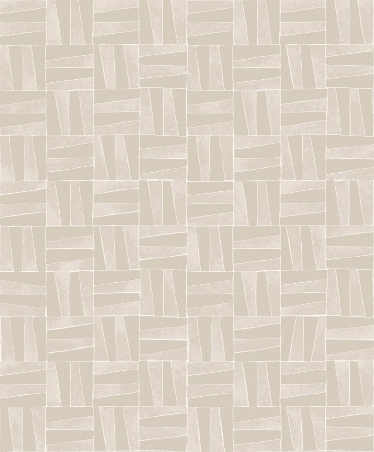 Tapety Yara - Béžová geometrická tapeta na zeď Béžová geometrická tapeta na zeď - Tapety Yara