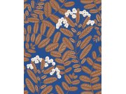 Modrá tapeta na zeď