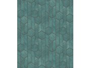 Zelená geometrická tapeta na zeď, Summer, Khroma by Masureel Tapety Yara