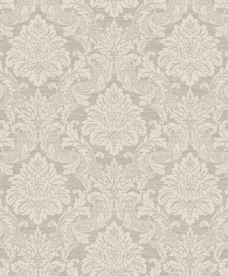 Béžová tapeta se zámeckým vzorem - Tapety Yara