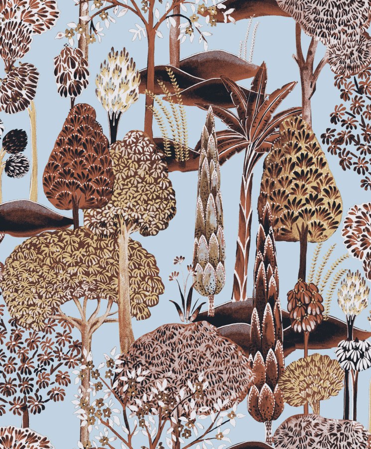 Modrá tapeta na zeď - Tapety Yara