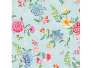 Květinová tapeta s vinylovým povrchem 300101