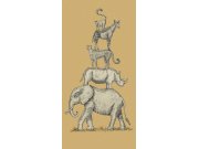 Obrazová tapeta, Safari Stack, 139,5 x 280 cm, Mini Me, Eijffinger Tapety Yara
