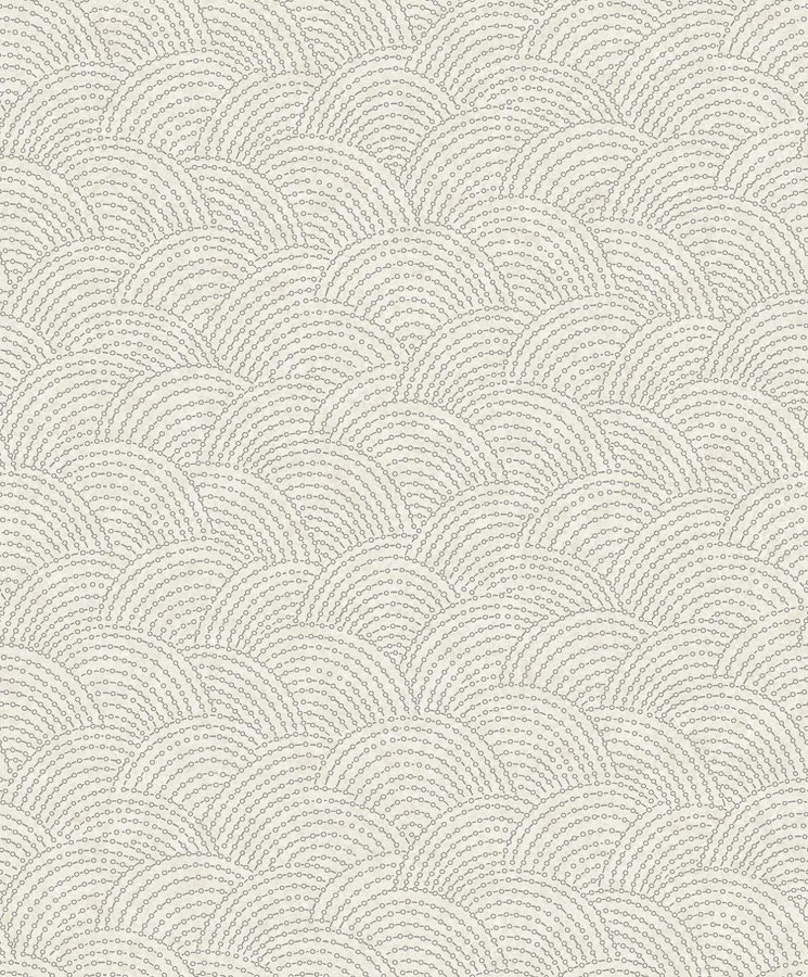 Šedo-stříbrná geometrická Tapeta BZ3313