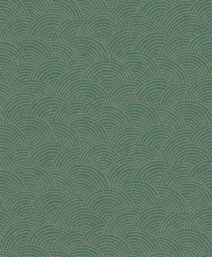 Tapety Yara - Zeleno-zlatá geometrická Tapeta BZ3306 Zeleno-zlatá geometrická Tapeta BZ3306 - Tapety Yara