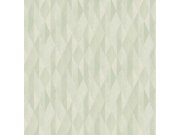 Tapety Yara - Zelená geometrická tapeta na zeď Zelená geometrická tapeta na zeď