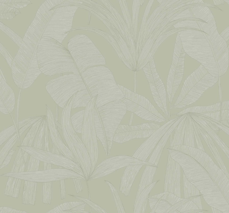 Zelená tapeta s listy Zelená tapeta s listy