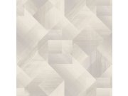 Béžová geometrická tapeta na zeď, Universe 4, Grandeco Tapety Yara