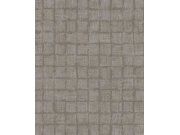 Tapety Yara - Hnědo-šedá tapeta na zeď Hnědo-šedá tapeta na zeď