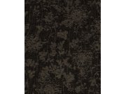 Tapety Yara - Hnědo-černá tapeta s květinami Hnědo-černá tapeta s květinami