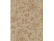 Tapety Yara - Hnědo-béžová tapeta s květinami Hnědo-béžová tapeta s květinami