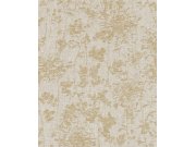 Béžová tapeta s květinami