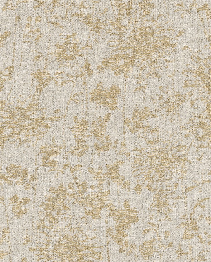 Béžová tapeta s květinami - Tapety Yara