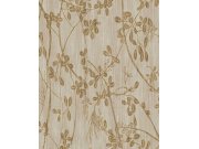 Tapety Yara - Hnědo-béžová tapeta na zeď Hnědo-béžová tapeta na zeď