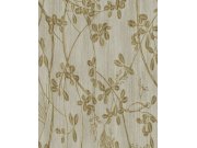 Tapety Yara - Zeleno-béžová tapeta s větvičkami a listy Zeleno-béžová tapeta s větvičkami a listy