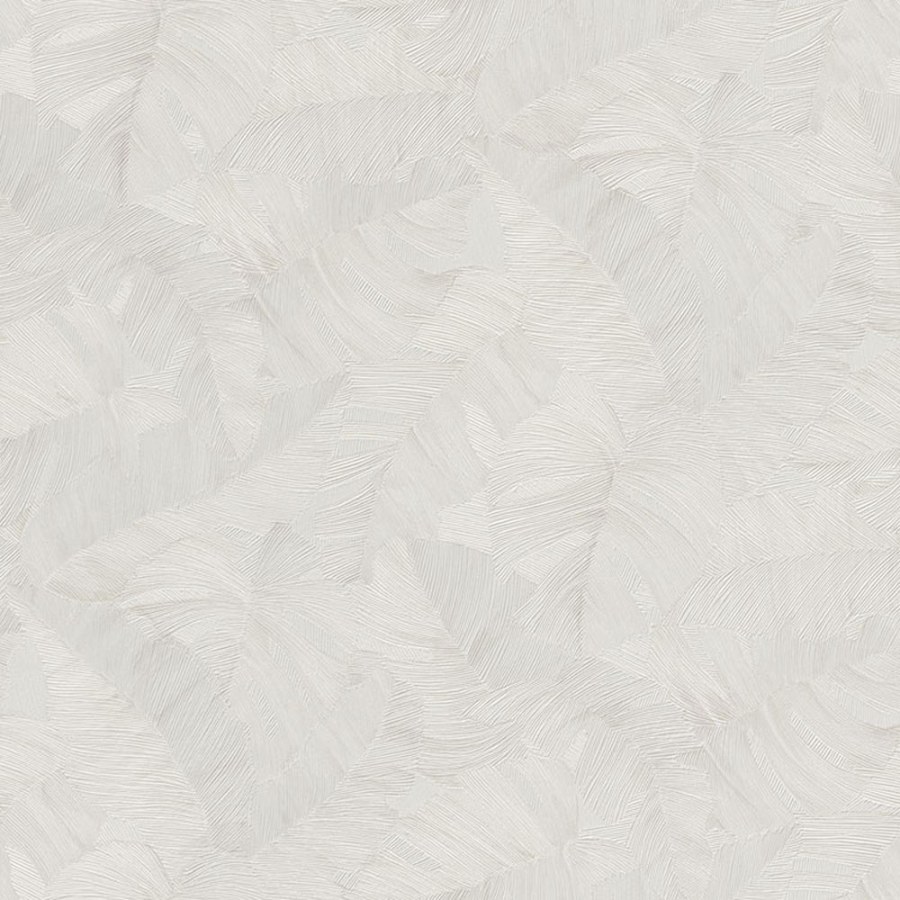 Krémová tapeta s listy - Tapety Yara